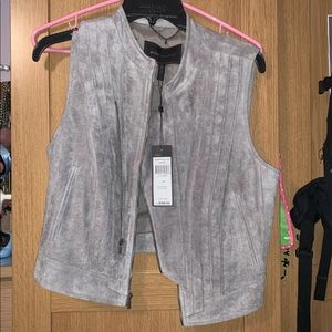 BCBG gray vest
